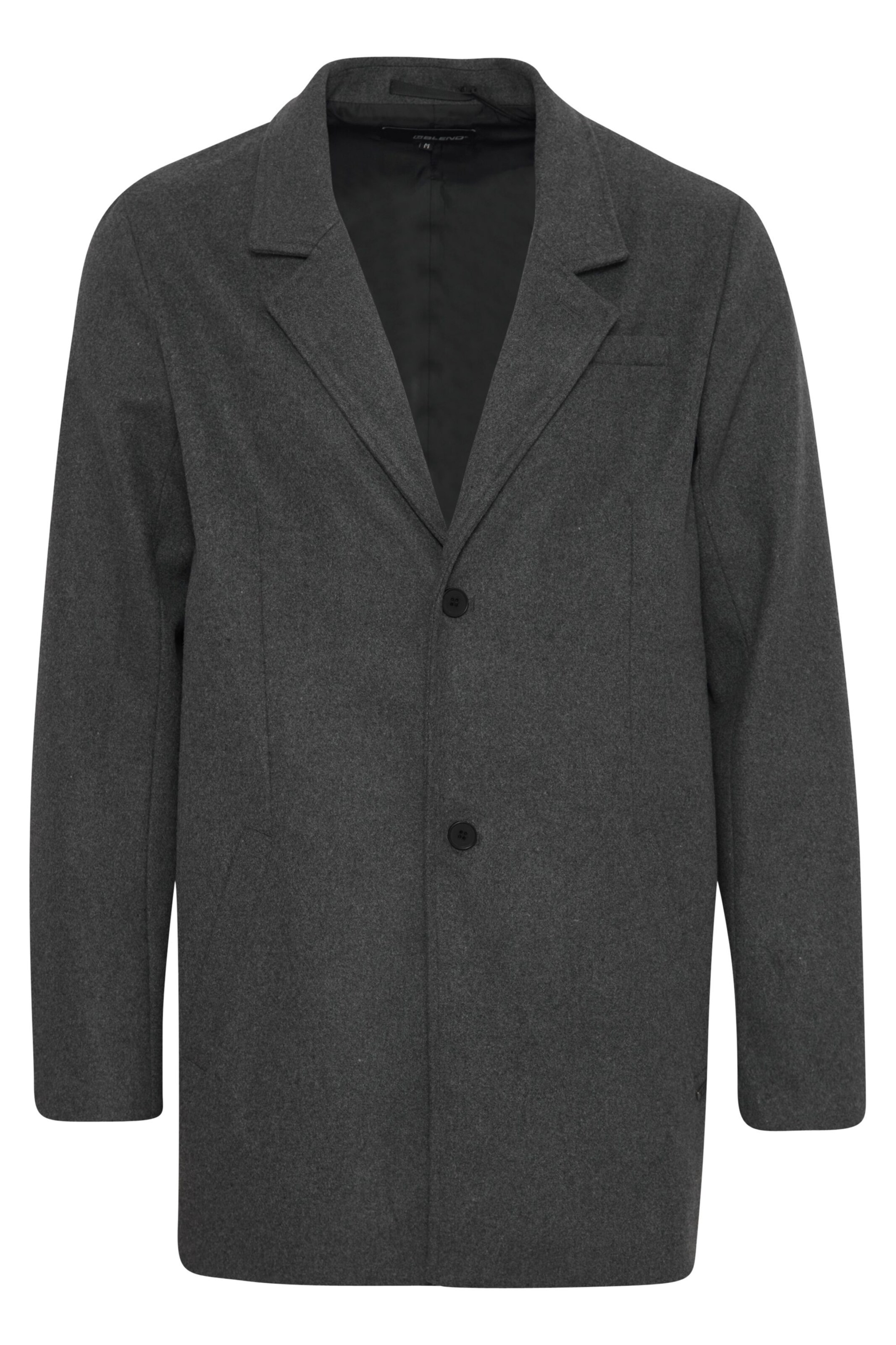 BLEND - Abrigo de entretiempo en gris: frente