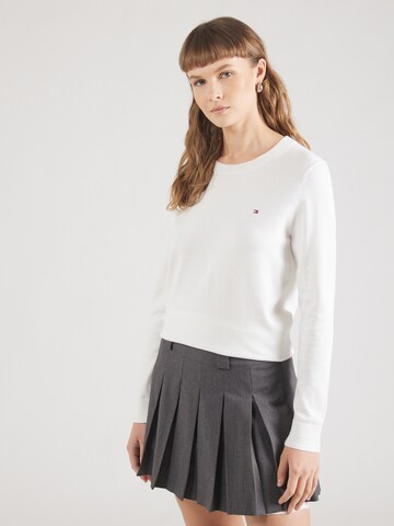 TOMMY HILFIGER Pullover in Weiß: Vorderseite