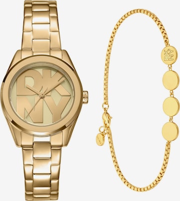 DKNY Analoog horloge in Goud: voorkant