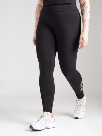 Skinny Pantaloni sportivi 'ONPMILLE' di Only Play Curvy in nero: frontale