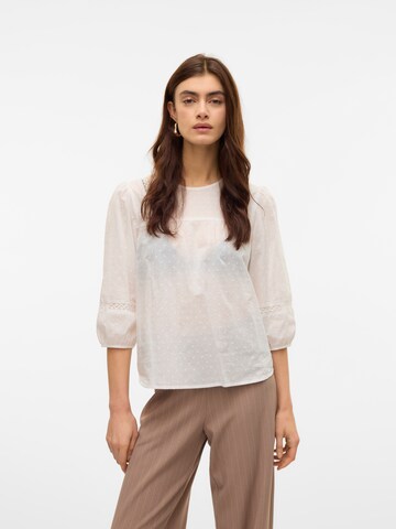 Camicia da donna 'VMTrine' di VERO MODA in bianco: frontale