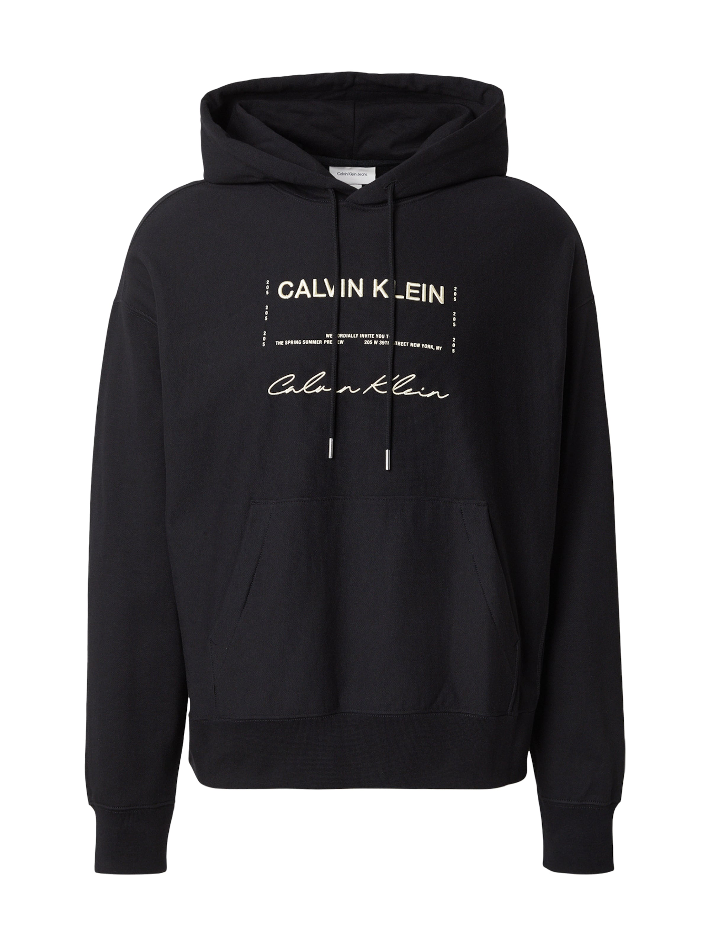 Calvin Klein Jeans Tréning póló - fekete: elől