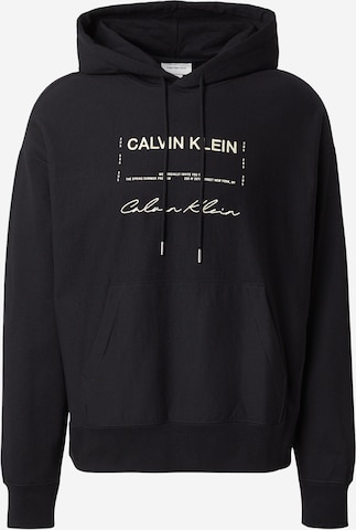 Calvin Klein Jeans Collegepaita värissä musta: etupuoli