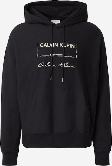 Calvin Klein Jeans Sweater majica veličine XS u svijetlobež / crna, Pregled proizvoda