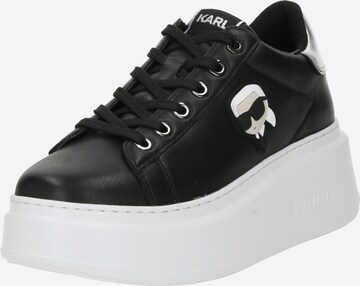 Karl Lagerfeld Sneakers laag in Zwart: voorkant