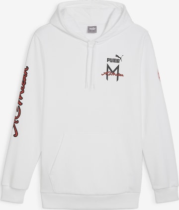 PUMA Athletic Sweatshirt 'AC Milan' in White: front