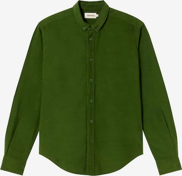 Thinking MU Button Up Shirt 'Ant' in Green: front