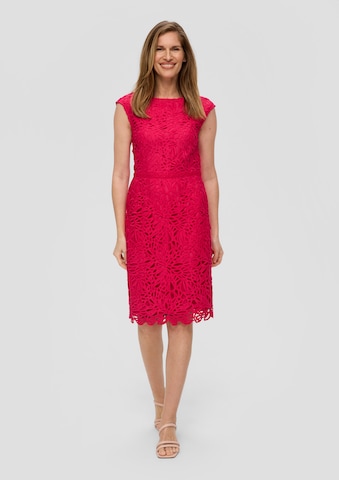 Robe de cocktail s.Oliver BLACK LABEL en rose : devant