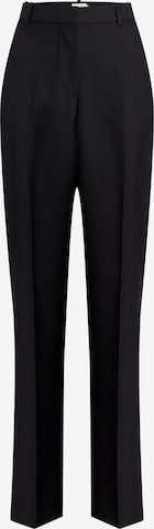 Calvin Klein Regular Pleated Pants in Black: front