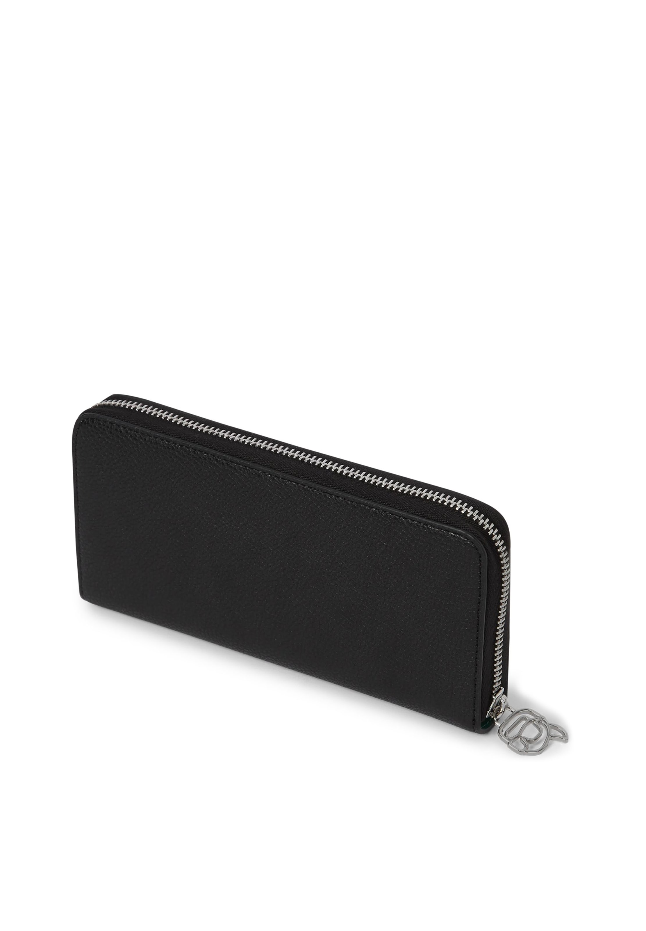 Karl Lagerfeld - Cartera 'Ikon Pebble Continental' en negro