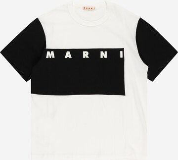 T-Shirt Marni en blanc : devant