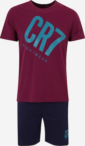 CR7 - Cristiano Ronaldo Short Pajamas in Blue: front