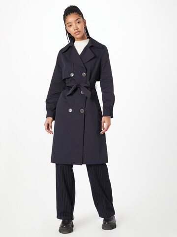 s.Oliver BLACK LABEL Ανοιξιάτικο και φθινοπωρινό παλτό σε μπλε: μπροστά