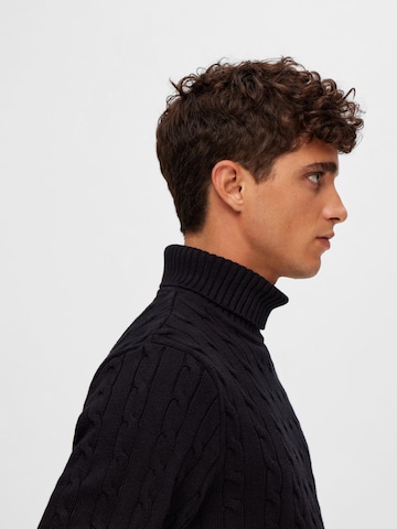 SELECTED HOMME Pullover in Schwarz