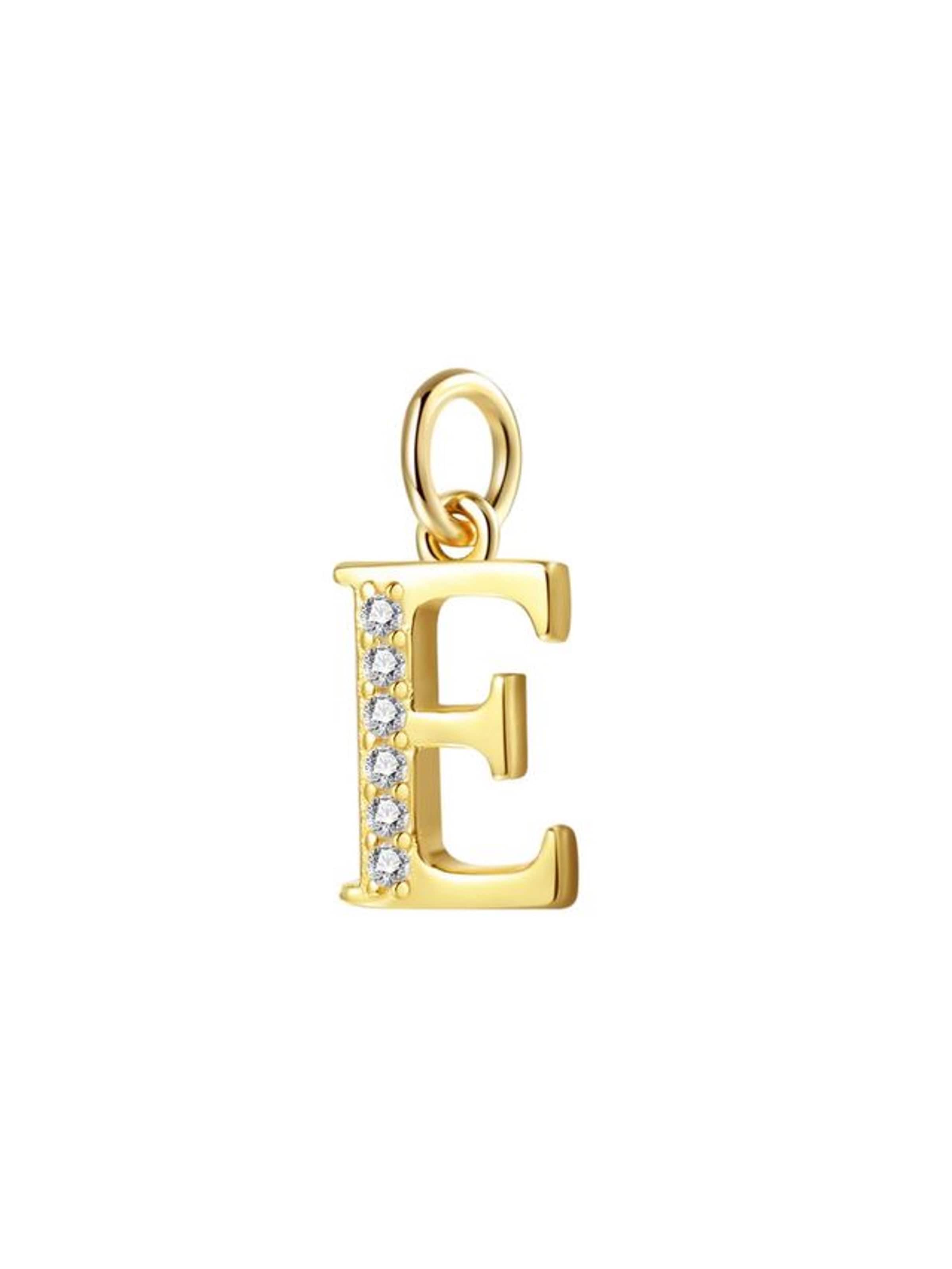 Collana 'Letter E' di Hey Happiness in oro