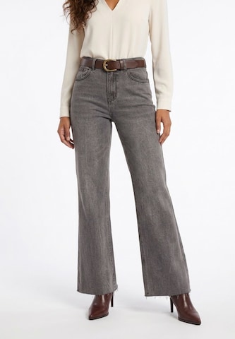 Flared Jeans di Anna Field in grigio: frontale