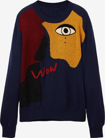Desigual Sweater 'Alonzo' in Blue: front