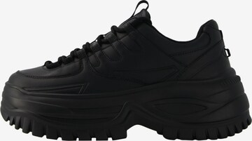 Bershka Platform trainers in Black