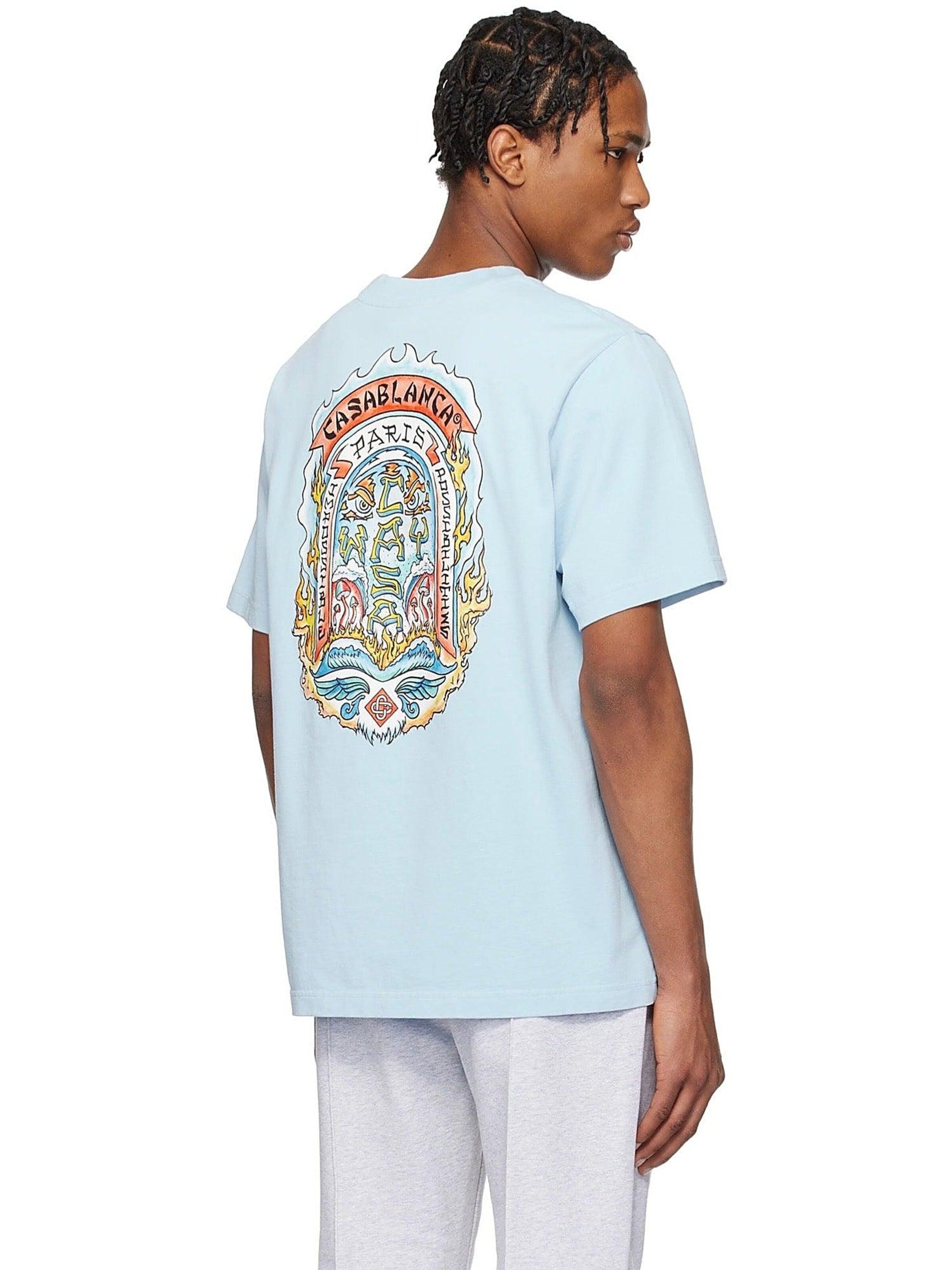 T-Shirt Casablanca en noir