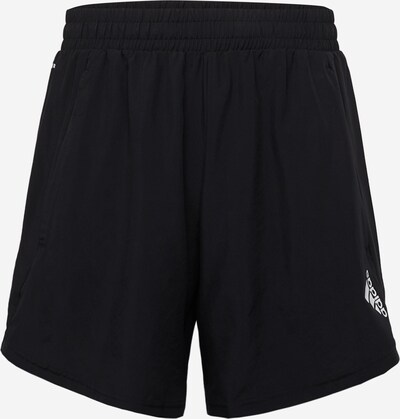 ADIDAS SPORTSWEAR Pantalon de sport 'Designed For Movement' en noir / blanc, Vue avec produit