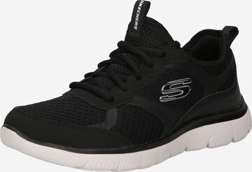 SKECHERS - Zapatillas deportivas bajas en negro: frente