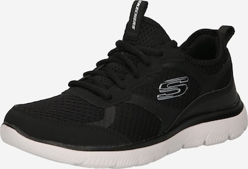 SKECHERS Låg sneaker i svart: framsida