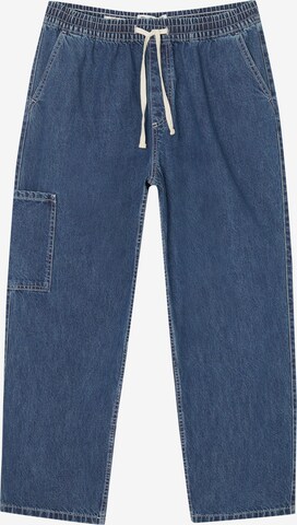 Wide Leg Jean Pull&Bear en bleu : devant