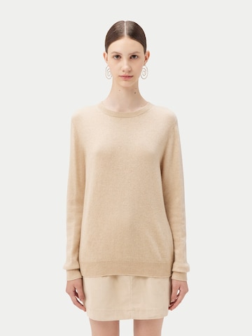 Pullover 'Women's Essential Cashmere Crewneck Sweater' di GOBI Cashmere in beige: frontale