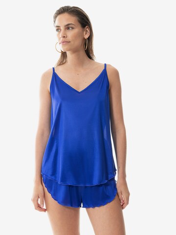 Maillot de corps Mey en bleu : devant