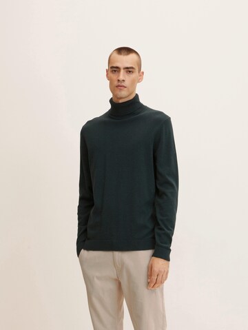 TOM TAILOR Sweater in Green: front