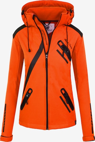 Rock Creek Outdoor Jacket in Orange: front