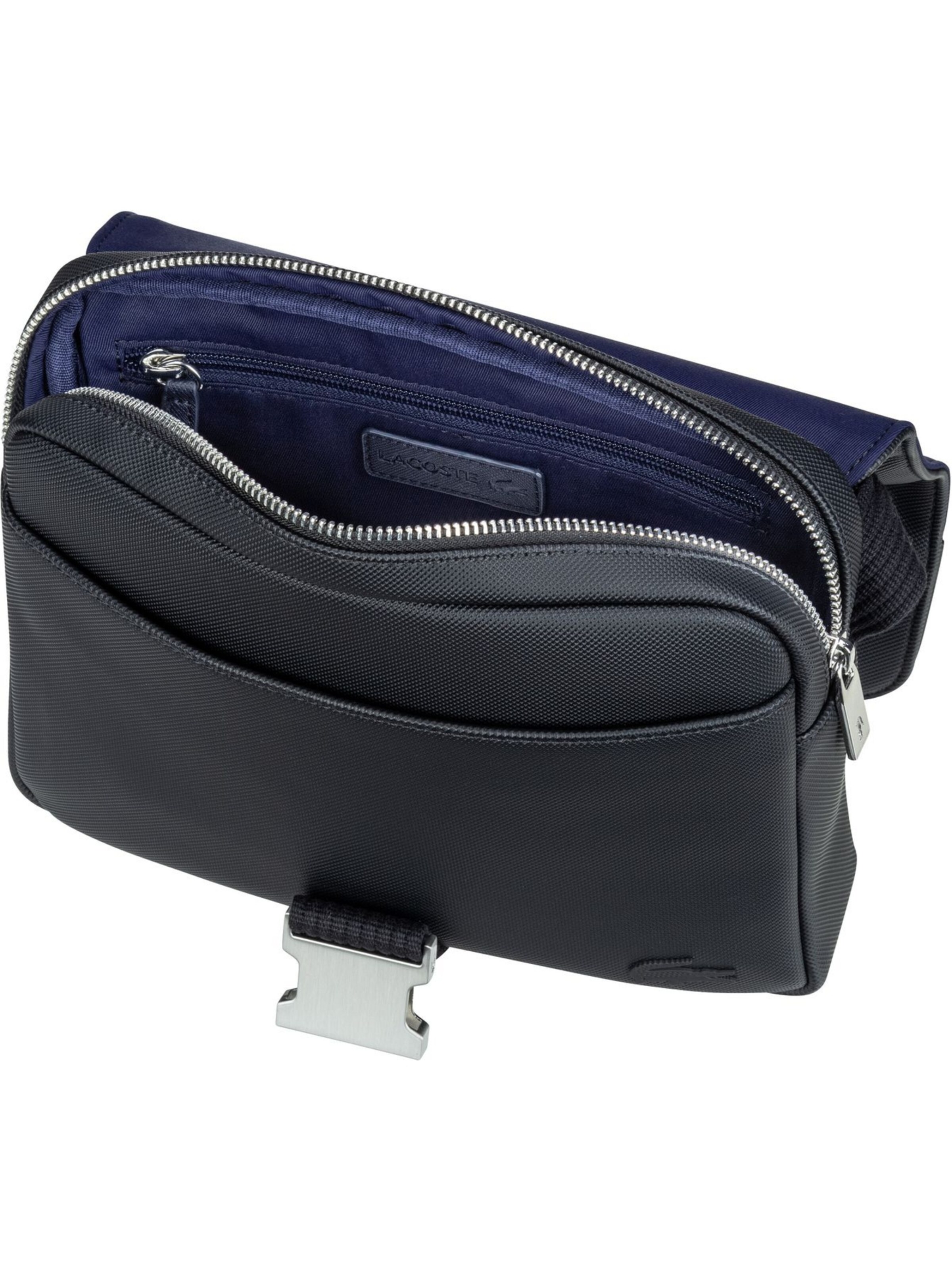 Sac à bandoulière LACOSTE en noir