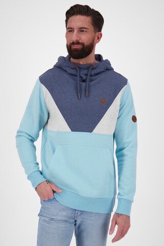 Alife and Kickin Sweatshirt 'Jasper AK' in Blau: predná strana