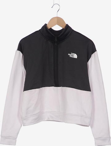 THE NORTH FACE Sweatshirt & Zip-Up Hoodie in XL in White: front
