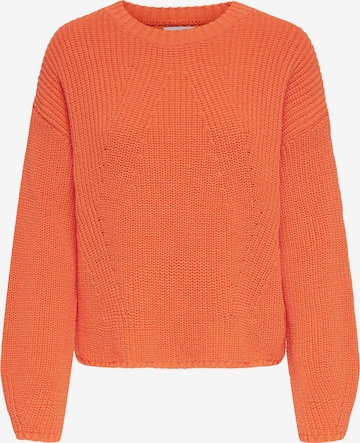 Pull-over 'Bella' ONLY en orange : devant