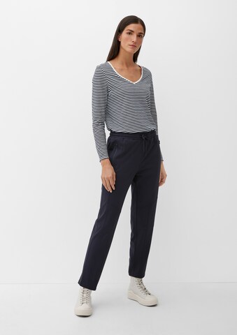 s.Oliver - Tapered Pantalón en azul