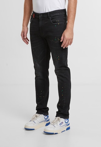 2Y Premium Slimfit Jeans 'Raul' in Zwart