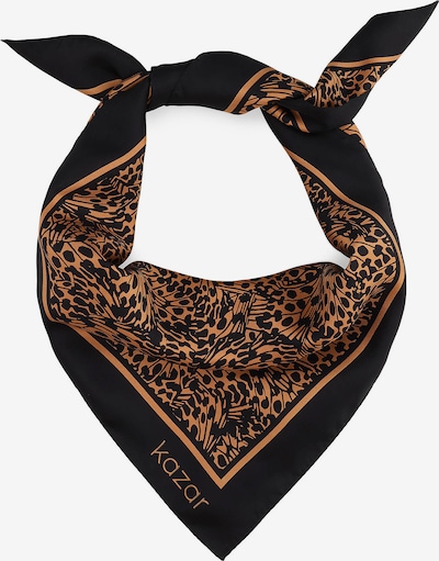 Kazar Tuch in braun / schwarz, Produktansicht