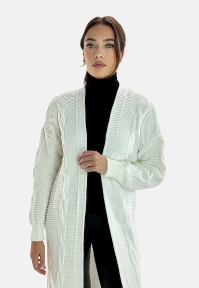 Elara Strickjacke in offwhite, Produktansicht