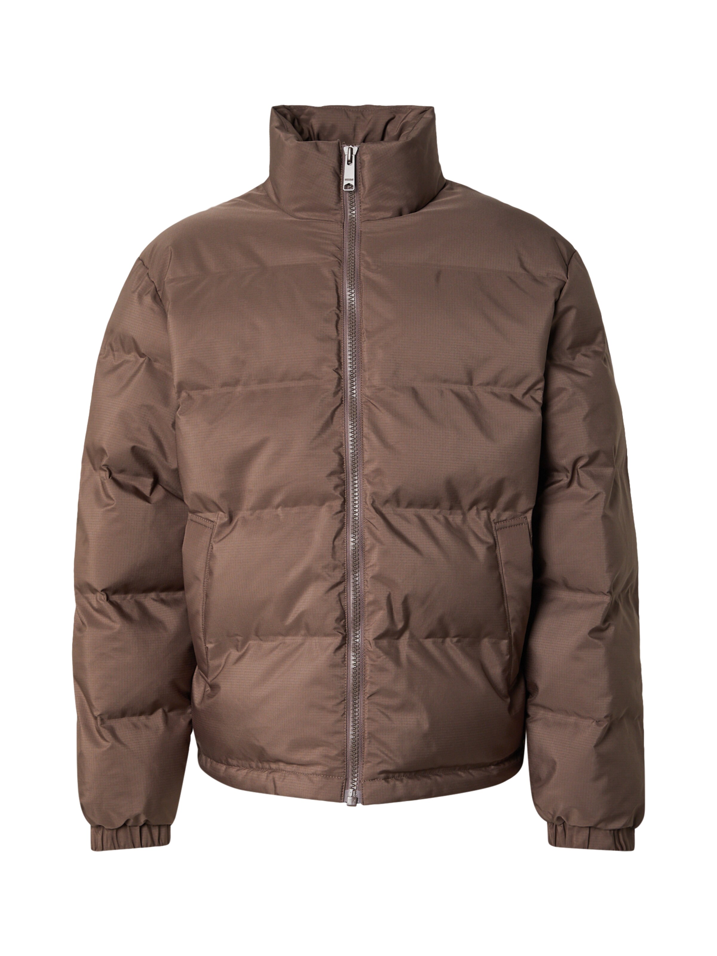 Veste mi-saison 'Cole' WEEKDAY en marron : devant