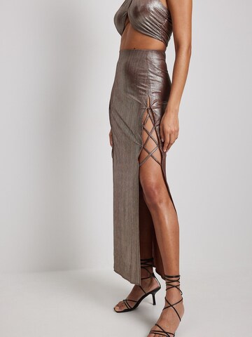 NA-KD Skirt in Brown: front