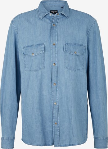 STRELLSON Regular fit Button Up Shirt in Blue: front