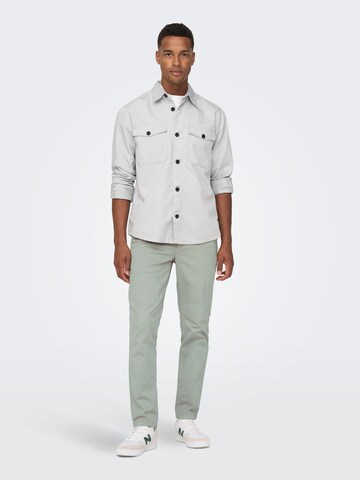 Only & Sons Slimfit Chino 'Pete' in Grijs