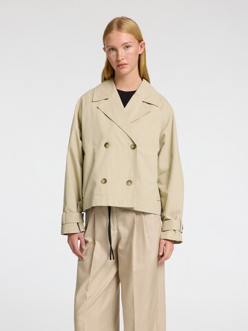 SELECTED FEMME Between-seasons coat 'SLFCILO' in Grey: front