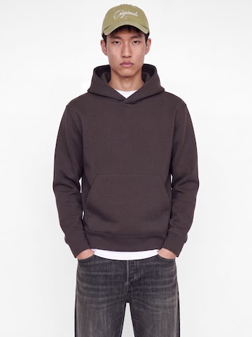 JACK & JONES Sweatshirt 'JCOLEGACY' in Brown: front