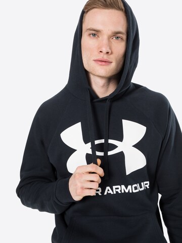 UNDER ARMOUR Sportsweatshirt 'Rival' in Zwart