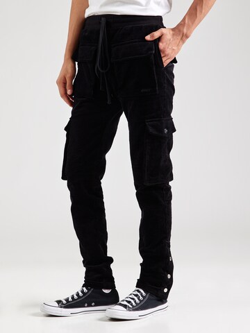 Regular Pantalon cargo MOUTY en noir : devant