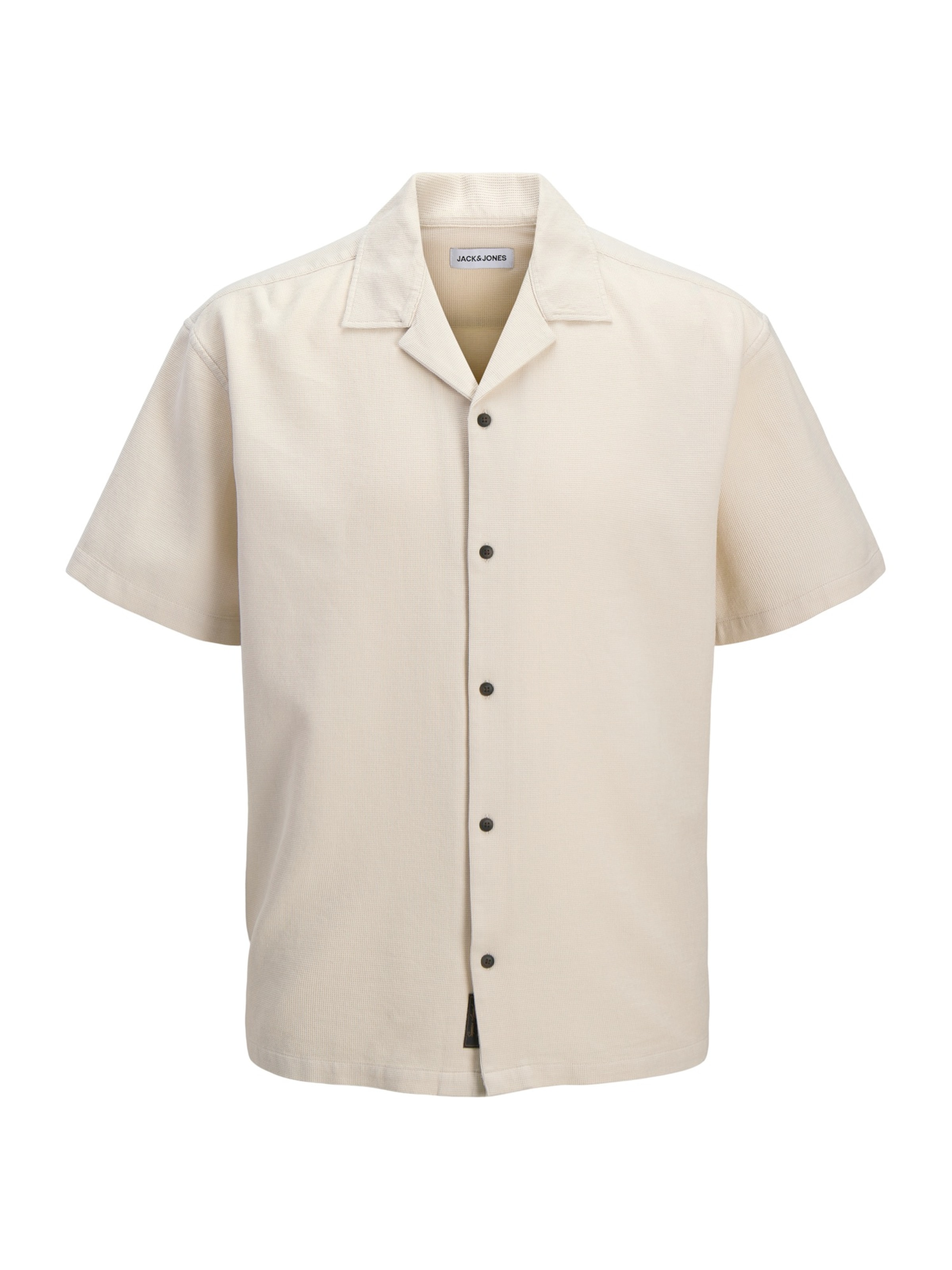 JACK & JONES Классический крой Рубашка 'JJGLOBAL' в Бежевый: спереди