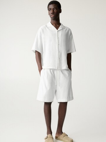 Pull&Bear Loose fit Pants in White