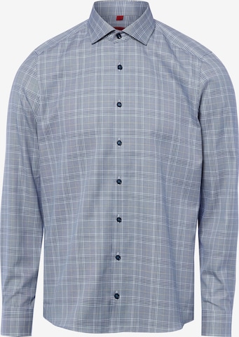 Finshley & Harding Hemd in Blau: Vorderseite